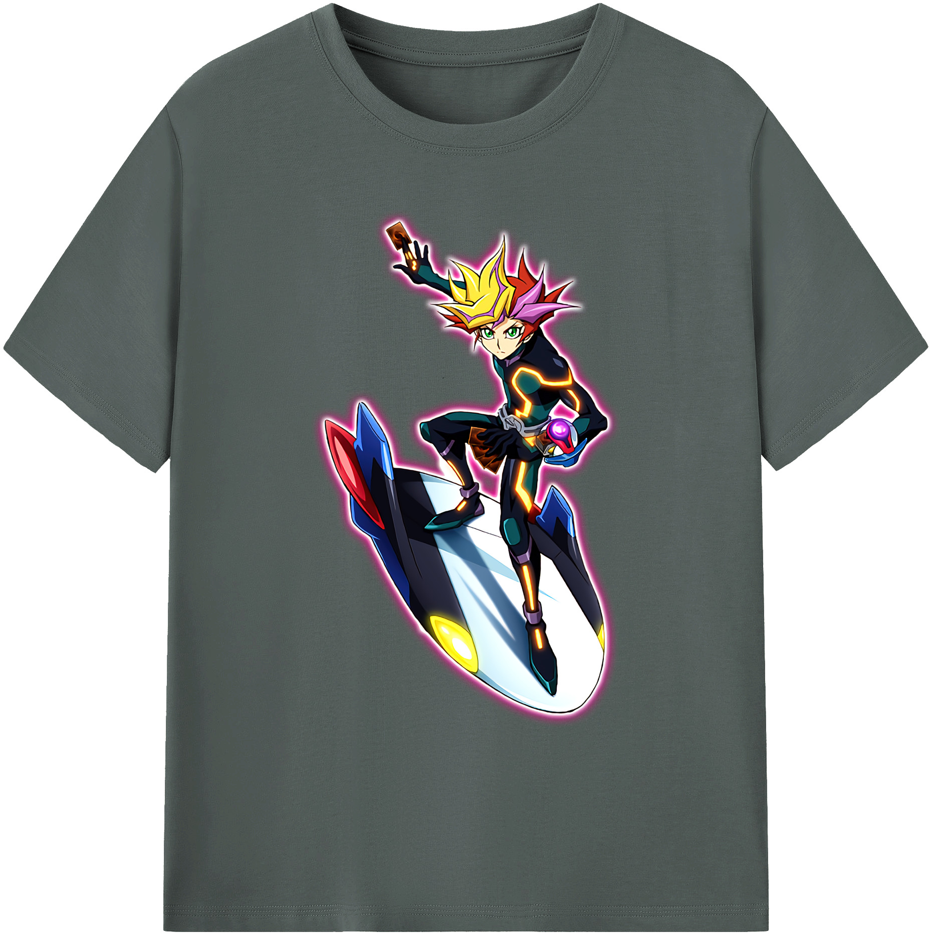 （画像用） 遊☆戯☆王 Yu-Gi-Oh! 綿100％ メンズ半袖Tシャツ｜肌触りやわらか＆通気性